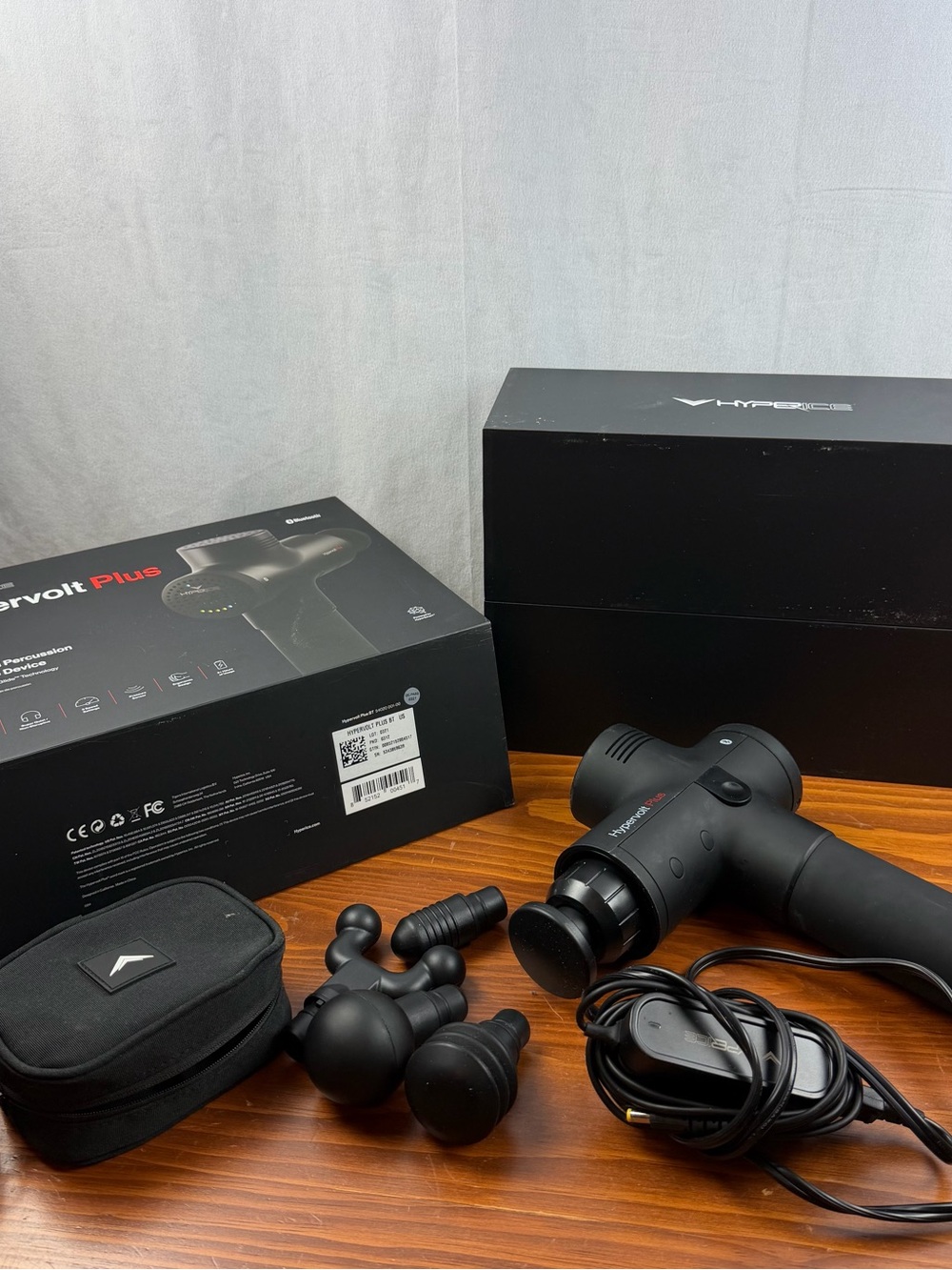 HyperIce Hypervolt Plus Percussion Massage Gun with Bluetooth - Black